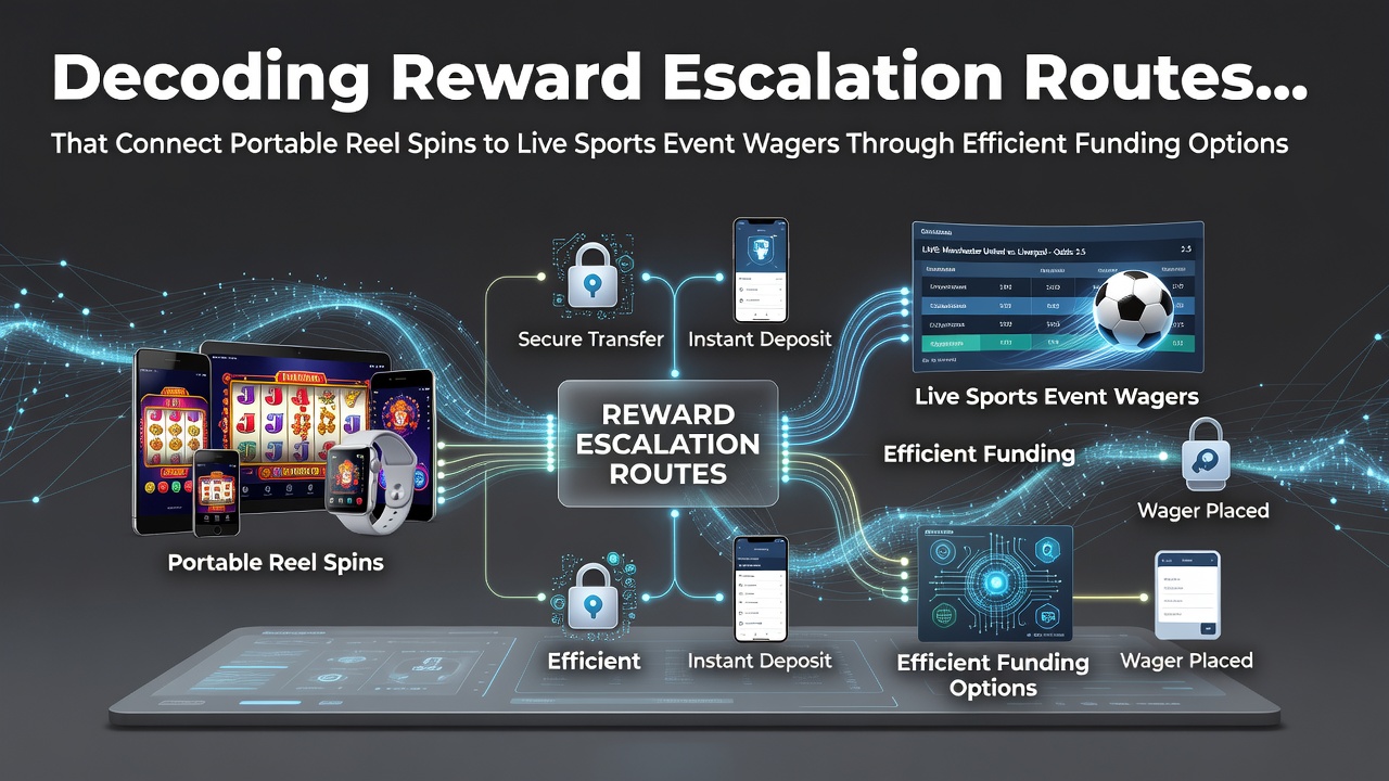 Mobile app interface showing reel spins converting to sports wager rewards through deposit pathways