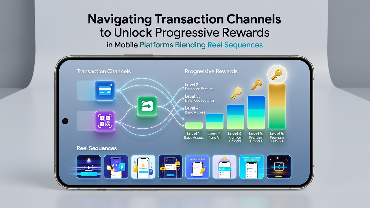 Dashboard view displaying reward tier progression linked to deposits, reel activity, strategic sessions, and sports predictions on a mobile device