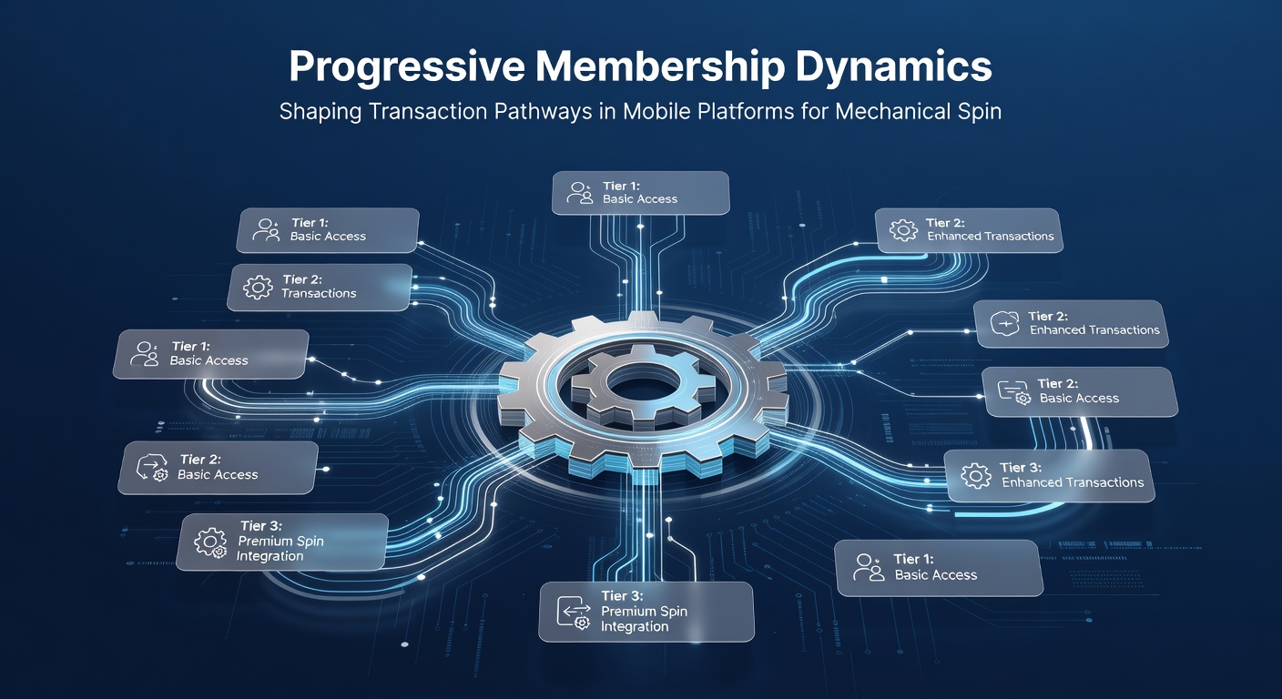 Illustration of transaction pathways connecting loyalty tiers to mobile slots and sports betting features