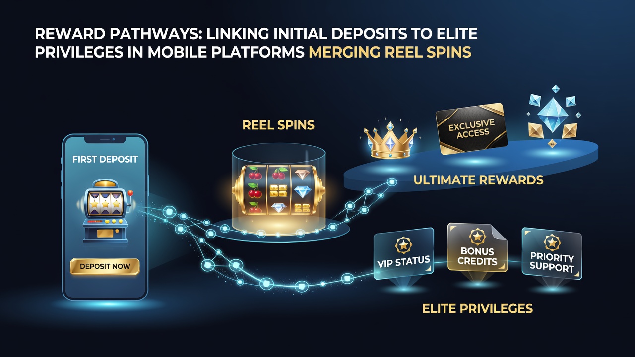 Diagram illustrating how deposits convert to points and unlock privileges in mobile reel and sports prediction apps