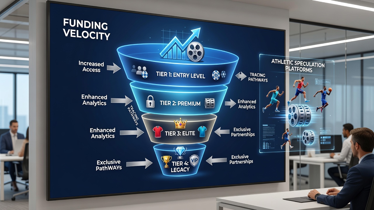 Dashboard view illustrating funding velocity metrics mapped to user privilege levels in hybrid gaming platforms